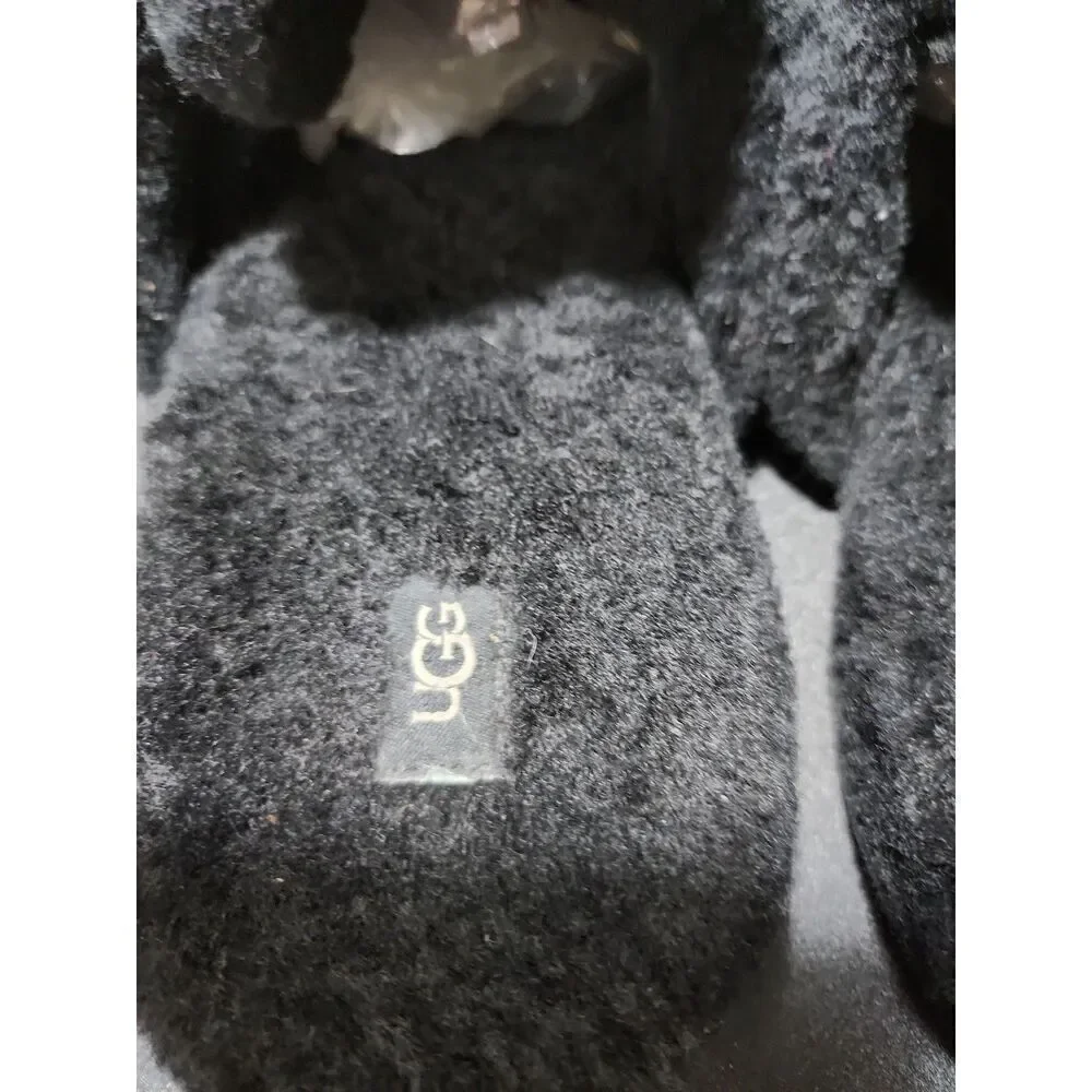 Ugg Australia Black Fluff It Slides Men\'s Size 12 Ugg Australia Fluff Yeah Slides Black For Infants  main image 3